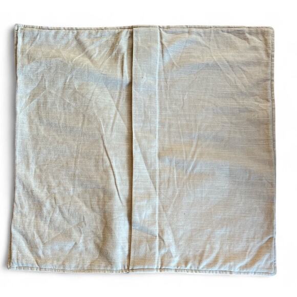 Pottery Barn Chiara Ikat Gray Crewel Embroidered Pillow Sham Set 20 x 20 - Picture 10 of 10